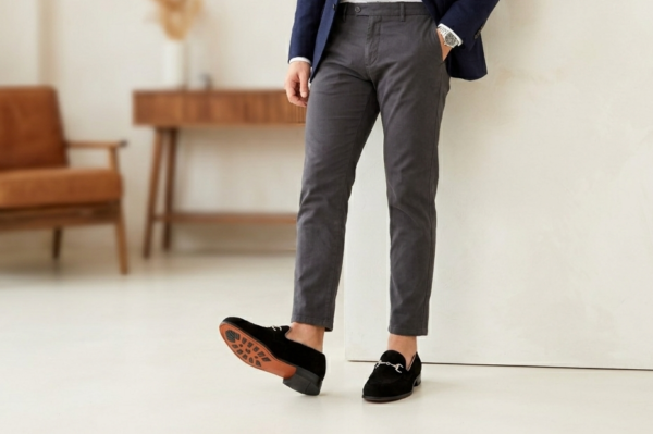 Black Suede Loafers