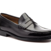 mens-black-leather-loafers-front Black Leather Loafers