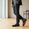 mens-black-leather-loafers-model Black Leather Loafers
