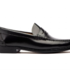 mens-black-leather-loafers-side Black Leather Loafers