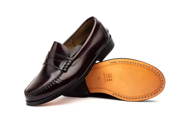 mens-bordeaux-leather-loafers-details Bordeaux Leather Loafers