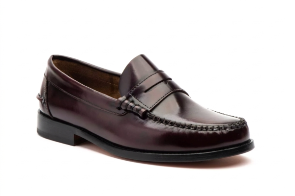 mens-bordeaux-leather-loafers-front Bordeaux Leather Loafers