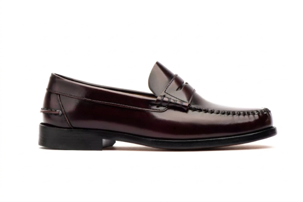 mens-bordeaux-leather-loafers-side Bordeaux Leather Loafers