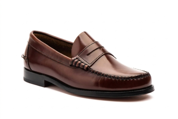 mens-brown-leather-loafers-front Brown Leather Loafers