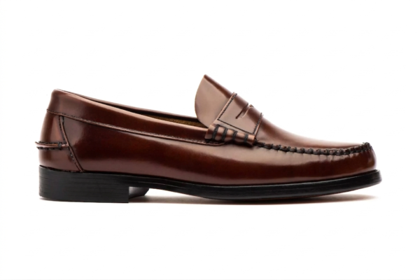 mens-brown-leather-loafers-side Brown Leather Loafers