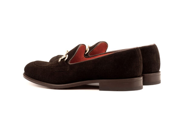 mens-loafers-dark-brown-suede-back Dark Brown Suede Loafers