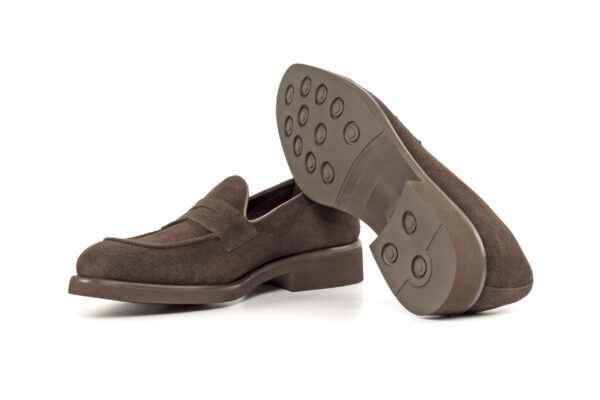 Brown Suede Loafers
