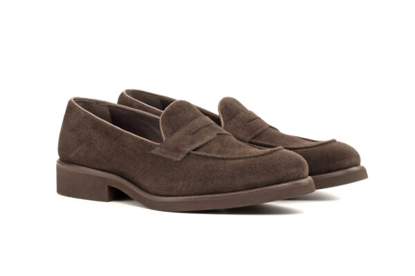 Brown Suede Loafers