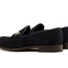 Dark Navy Suede Loafers