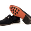 Dark Navy Suede Loafers