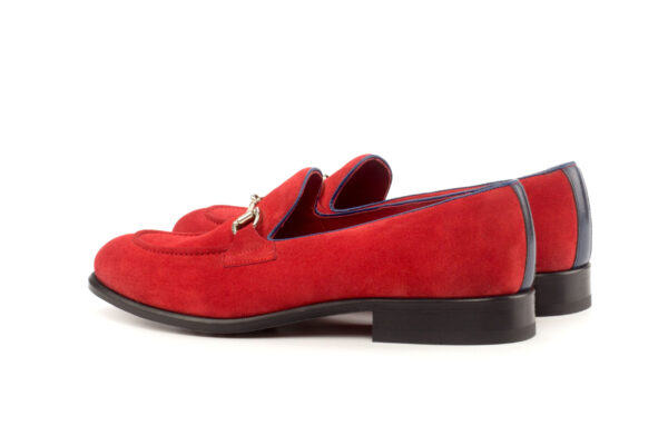 Red Suede Loafers