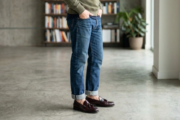 Bordeaux Leather Tassel Loafers